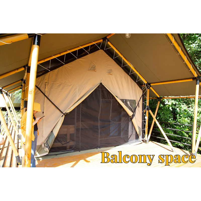 خيمة سفاري كبيرة عالية الجودة  - مراجعة Outdoor Yurt Camping وسعره