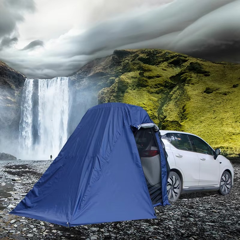 Suv الباب الخلفي في الهواء الط - مراجعة Outdoor Camping Car Tail Tent وسعره