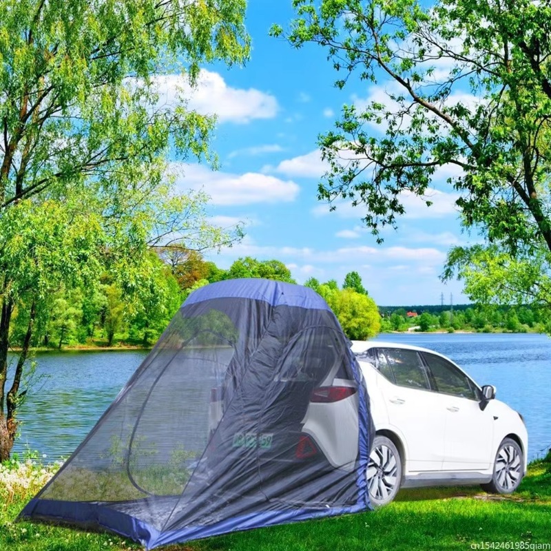 Suv الباب الخلفي في الهواء الط - مراجعة Outdoor Camping Car Tail Tent وسعره