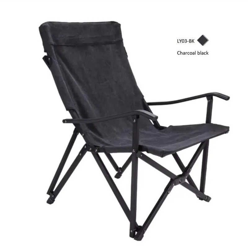 كرسي تخييم محمول قابل للطي عال - مراجعة Quality Outdoor Camping Chairs وسعره