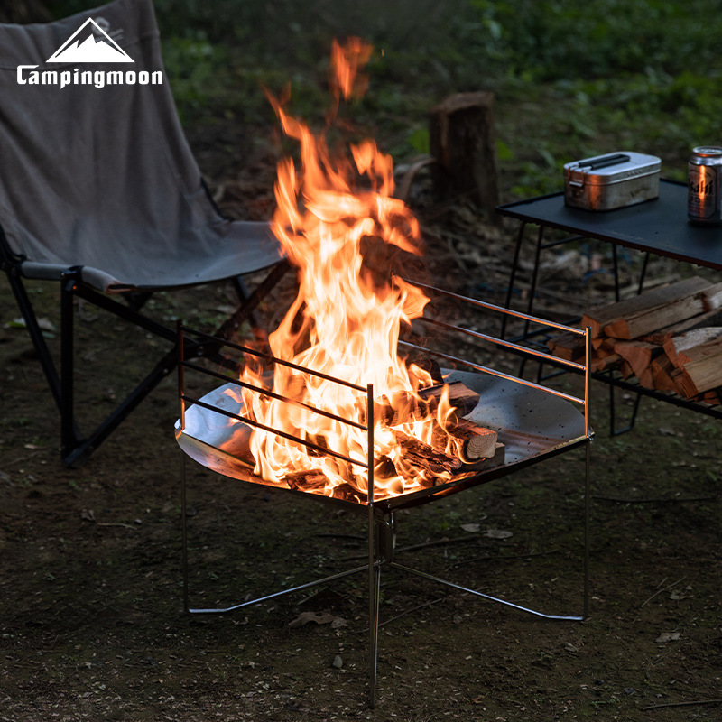 CAMPINGMOON SOLO-A3 طاولة حريق - مراجعة Outdoor Camping Solo وسعره