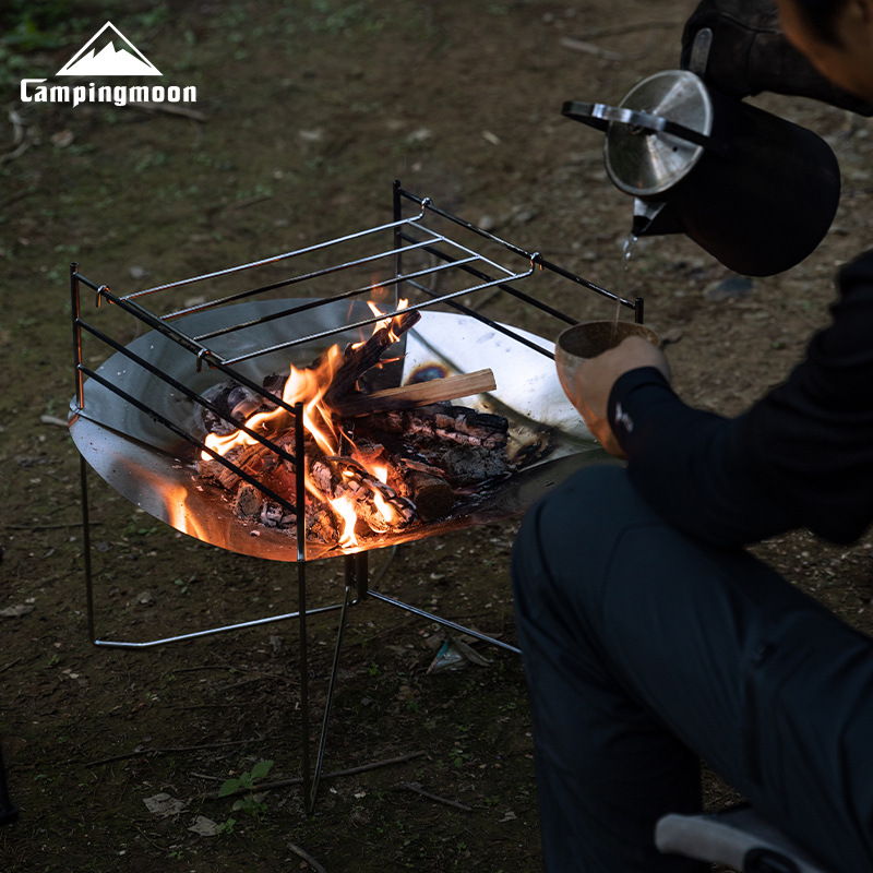 CAMPINGMOON SOLO-A3 طاولة حريق - مراجعة Outdoor Camping Solo وسعره