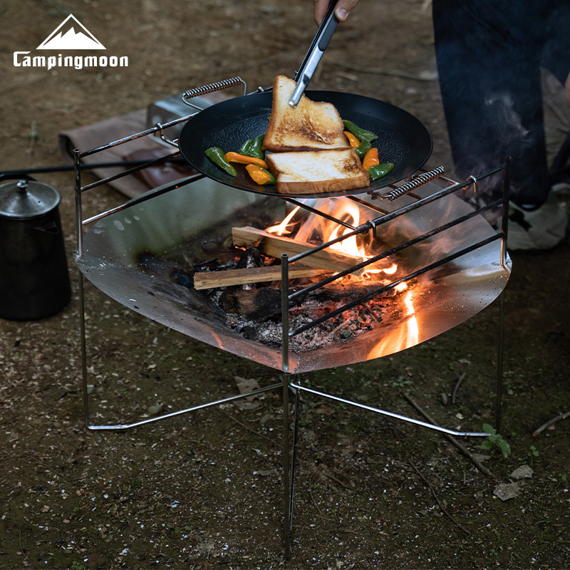CAMPINGMOON SOLO-A3 طاولة حريق - مراجعة Outdoor Camping Solo وسعره