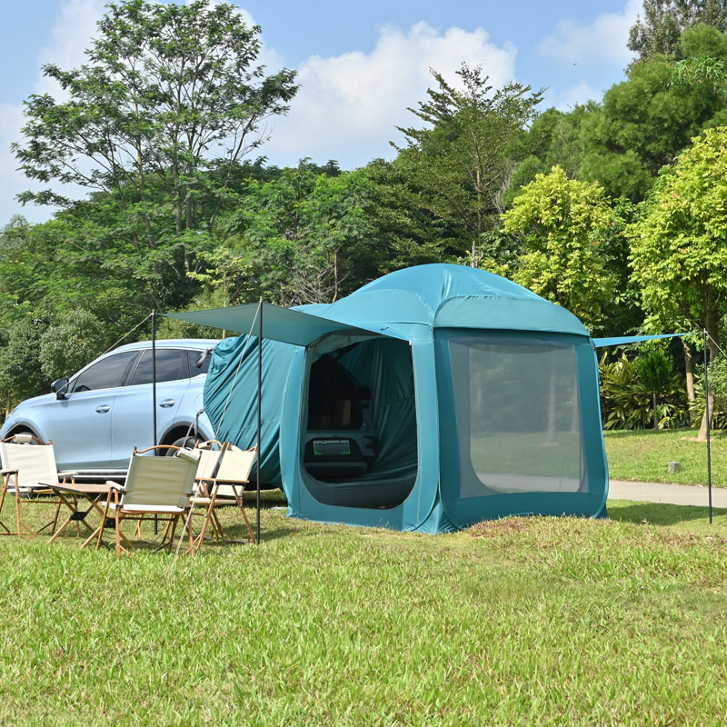 خيمة ذيل السيارة، الانتصاب الت - مراجعة Outdoor Camping Car Tail Tent وسعره