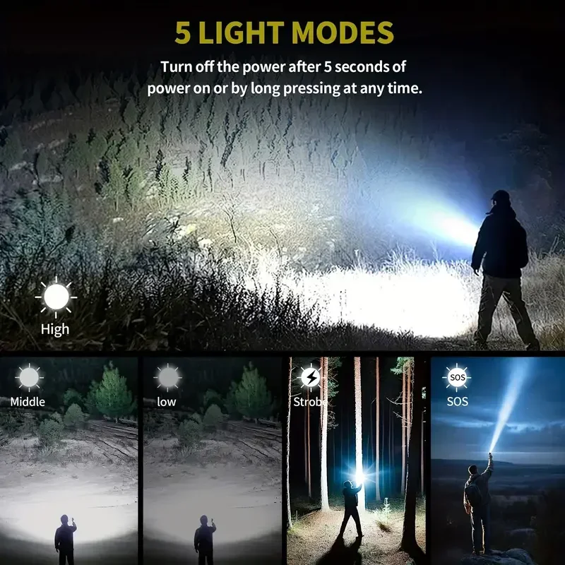 مصباح يدوي قوي للغاية، مصباح ي - مراجعة Outdoor Camping Lamp وسعره