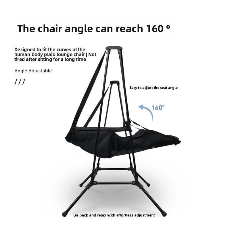 كرسي قمر عالي الظهر للتخييم في - مراجعة Outdoor Camping Rocking Chair وسعره