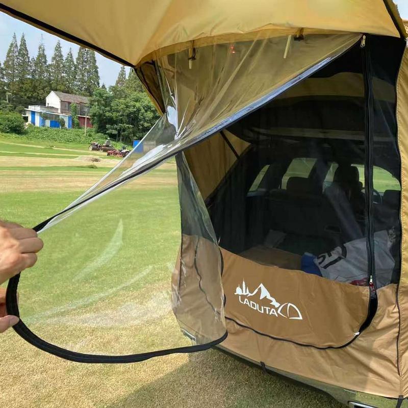 سيارة جذع خيمة السيارات المظلة - مراجعة Outdoor Camping Car Tail Tent وسعره