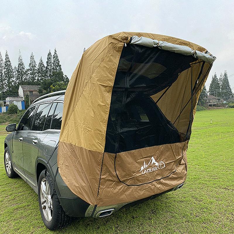 سيارة جذع خيمة السيارات المظلة - مراجعة Outdoor Camping Car Tail Tent وسعره