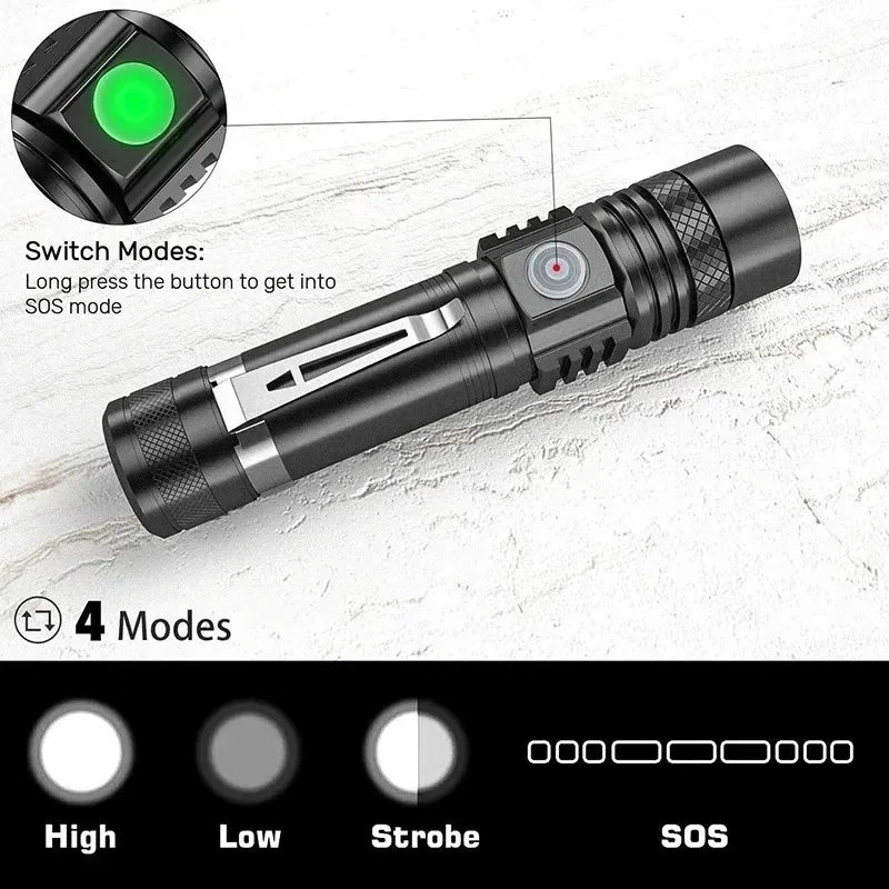 مصباح يدوي LED قابل لإعادة الش - مراجعة Outdoor Camping Accessories وسعره