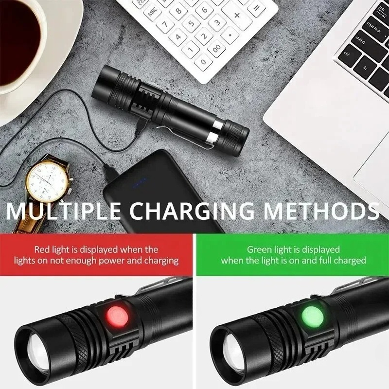 مصباح يدوي LED قابل لإعادة الش - مراجعة Outdoor Camping Accessories وسعره