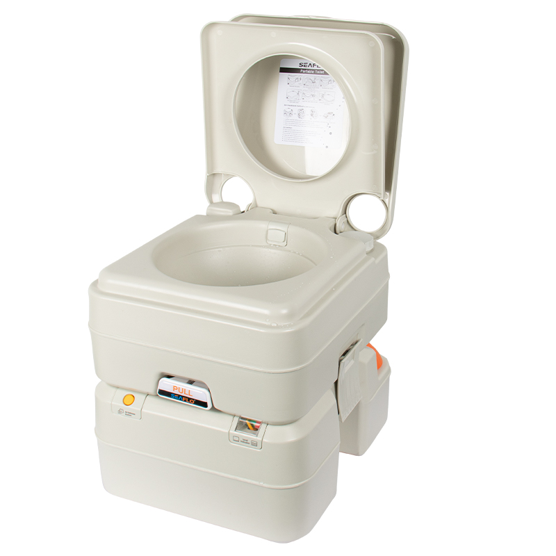 مرحاض متنقل بلاستيكي سعة 20 لت - مراجعة Outdoor Camping Toilet وسعره