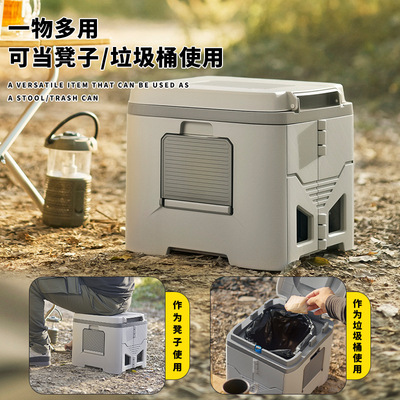 كرسي متعدد الوظائف قابل للطي،  - مراجعة Outdoor Camping Toilet وسعره
