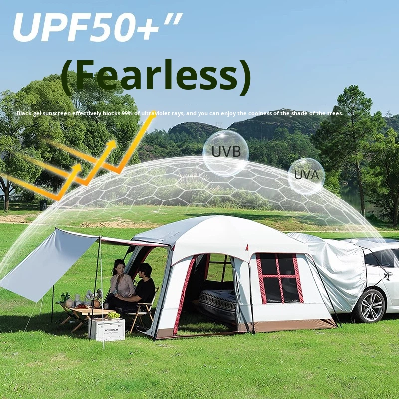 خيمة خلفية للسيارة، معدات تخيي - مراجعة Outdoor Camping Car Tail Tent وسعره