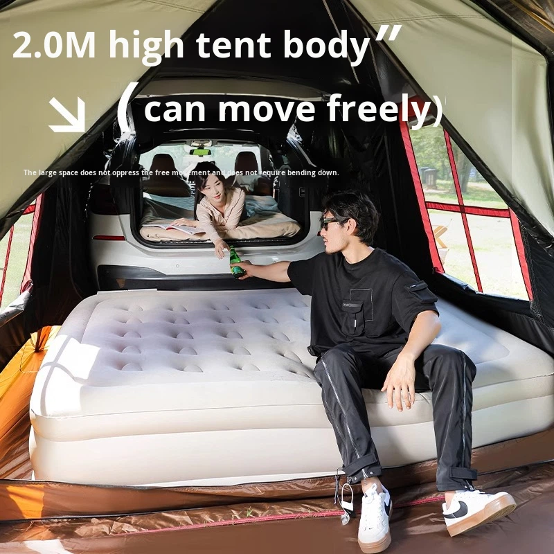 خيمة خلفية للسيارة، معدات تخيي - مراجعة Outdoor Camping Car Tail Tent وسعره