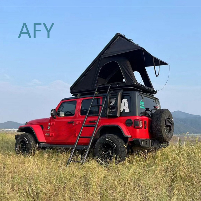 خيمة سقف هيدروليكية مثلثة الشك - مراجعة Outdoor Camping Van Tent وسعره