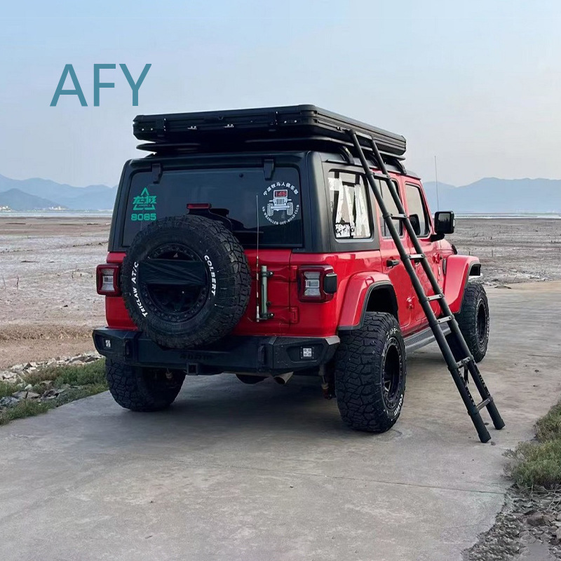 خيمة سقف هيدروليكية مثلثة الشك - مراجعة Outdoor Camping Van Tent وسعره