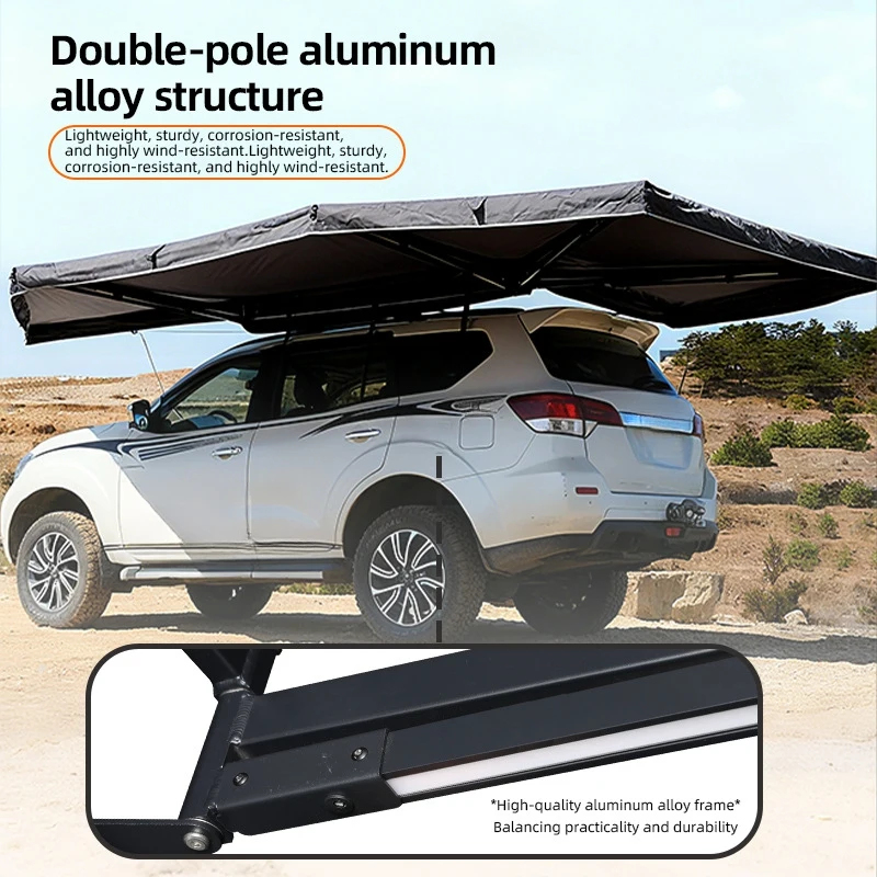 مظلة سيارة على شكل مروحة للتخي - مراجعة Outdoor Camping Fan وسعره