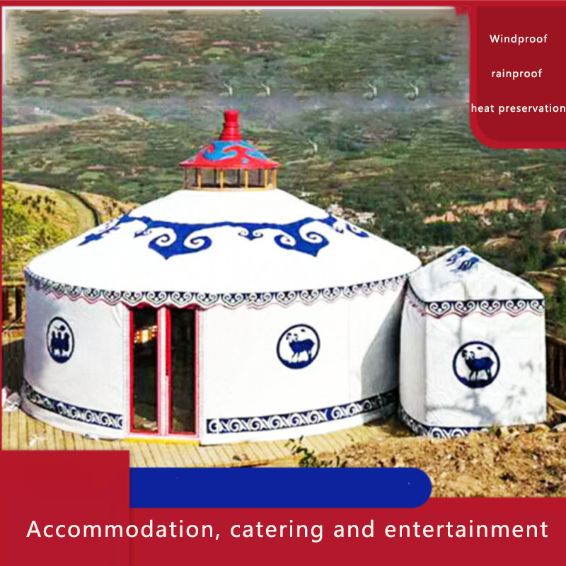 خيمة يورت منغولية للعائلة مقاو - مراجعة Outdoor Yurt Camping وسعره