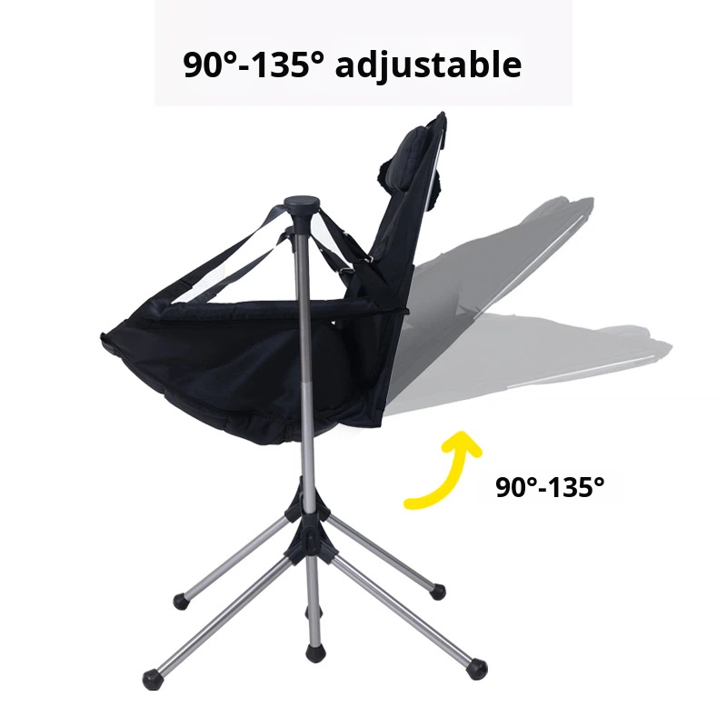 كرسي هزاز/أرجوحة قابل للطي للا - مراجعة Outdoor Camping Rocking Chair وسعره